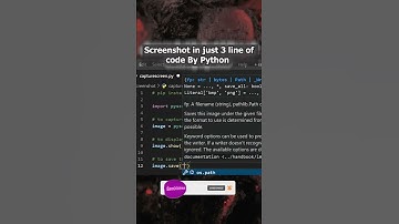 capture screenshot in just 3 line of code using python pyscreenshot