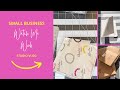 &quot;Watch Me Work&quot; - Small Business Studio Vlog