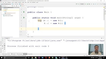 Review try-with-resources and see what