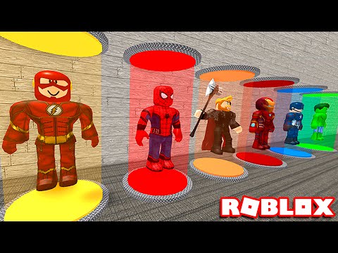 FÁBRICA DOS VINGADORES NO ROBLOX ! (Super Hero Tycoon) 