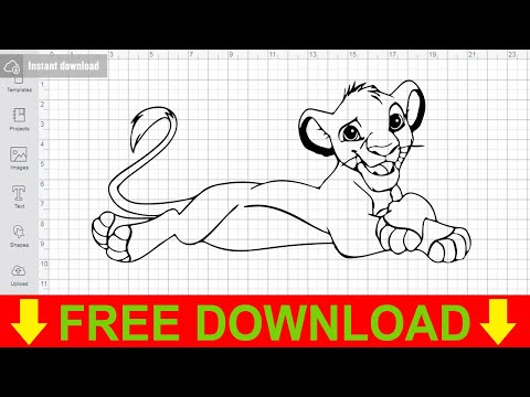 Simba Disney Svg Free Cut Files for Scan n Cut Free Download