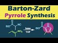 バートン・ザード ピロール合成 (Barton-Zard Pyrrole Synthesis)の反応機構