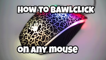 How to bawlclick on any mouse! (100 cps?)
