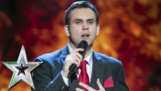 Louiss Golden Buzzer Barry Darcy Takes To The Igt Stage Irelands Got Talent 2019