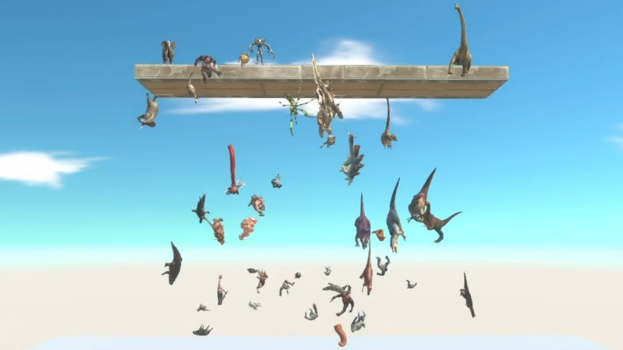 All Units Falling - Animal Revolt Battle Simulator