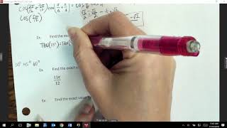 PC 5 4 Notes   Sum and Difference Trig Formulas