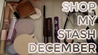 SHOP MY STASH DECEMBER 2025 // Selecting new & old makeup products for my new everyday makeup drawer