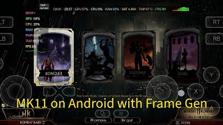 Mortal Kombat 11 on Snapdragon 8 Elite Gen 5 + Frame Gen | Handheld Gaming Beast!