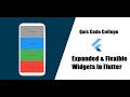 Flutter Expanded Widget vs Flexible Widget | Full Guide from Beginner to Advanced in Urdu/Hindi