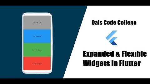 Flutter Expanded Widget vs Flexible Widget | Full Guide from Beginner to Advanced in Urdu/Hindi