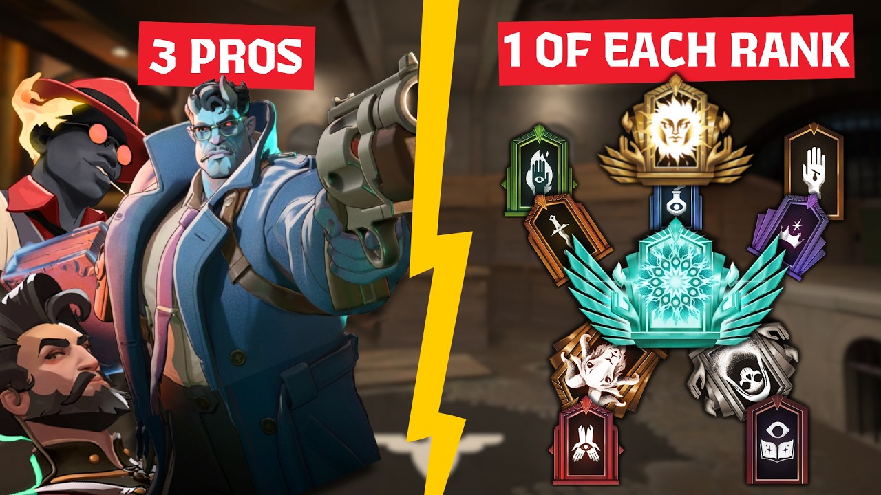 3 Deadlock PROS vs 1 of EACH RANK