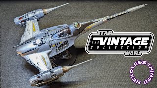 Star Wars The Vintage Collection The Mandalorian's N-1 Starfighter Needless Unboxing