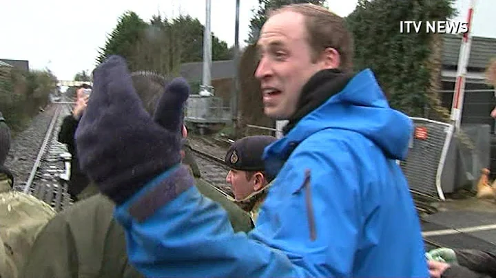 Prince William has a go at journalists after helpi...