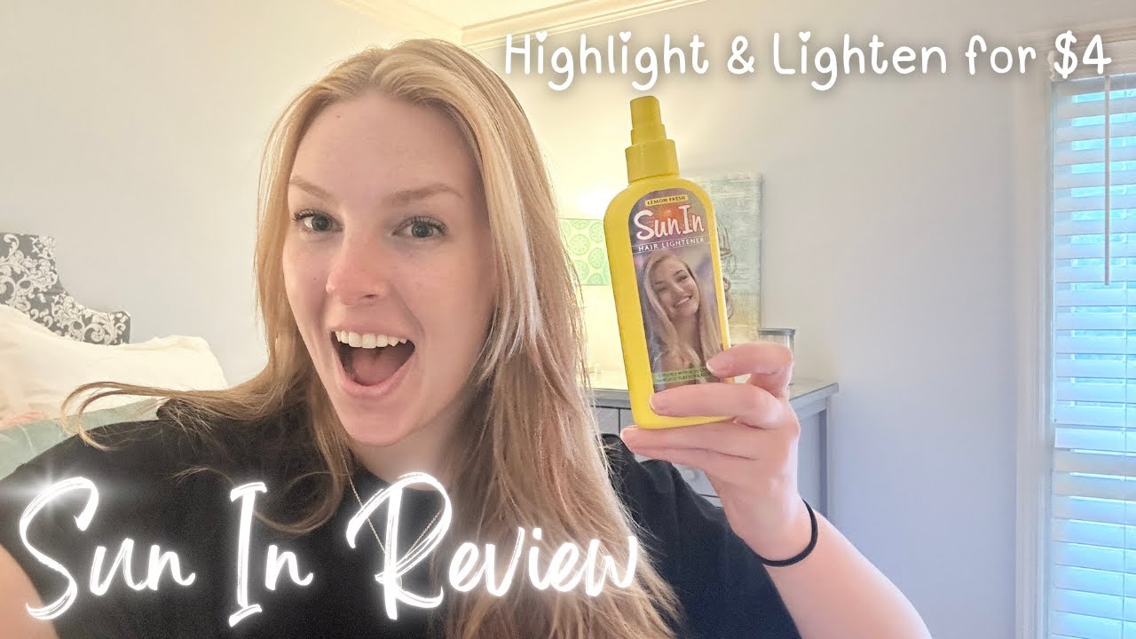 Sun In Hair Lightening Spray Review - $4 Sun Bum Dupe - Easily Highlight and Lighten Your Hair