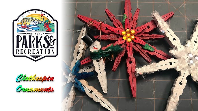 CLOTHES PEG SNOWFLAKES - Mini Mad Things