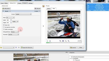 Image batch processing using XnView MP