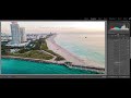 Edit of South Beach Aerial Drone Shot - Before &amp; After With Lightroom With DJI Mavic Air 2