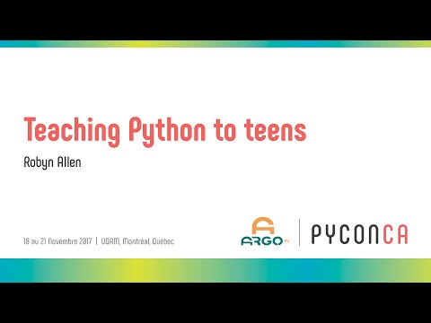 Image from Teaching Python to teens