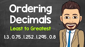 Ordering Decimals from Least to Greatest | Math with Mr. J