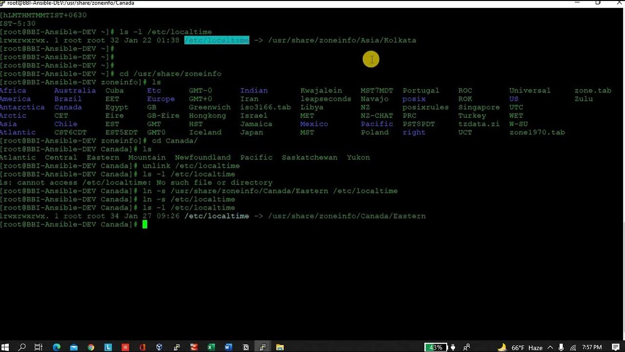 How to set your timezone in Linux System YouTube