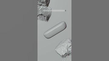 Viewport vs Render: Earbud Rocks #animation #blender #earbuds