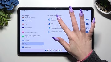 LENOVO Tab P11 Pro – How to Turn On or Off Auto Correction