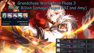 Grandchase World Boss Phase 3 10.612 Billion Damage(Veigas FSI and Amy)