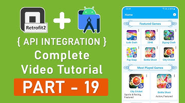 Create Home Fragment Layout - JSON API Integration in Android Studio Retrofit 2 JAVA - Krishna Apps