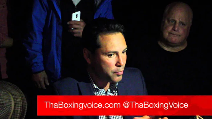 Oscar De La Hoya Talks Canelo vs Lara Plus Schaefer