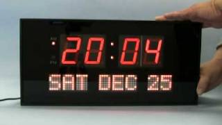 Big Digital LED Calendar Clock screenshot 4