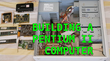 Building a Pentium II PC for retro Linux craziness