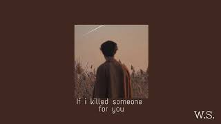 Alec Benjamin - If i killed someone for you slowed Resimi