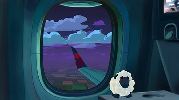 13 Hour Plane ASMR | Sleep, Study, Focus | Delta Nonstop Flight LAX to New Zealand