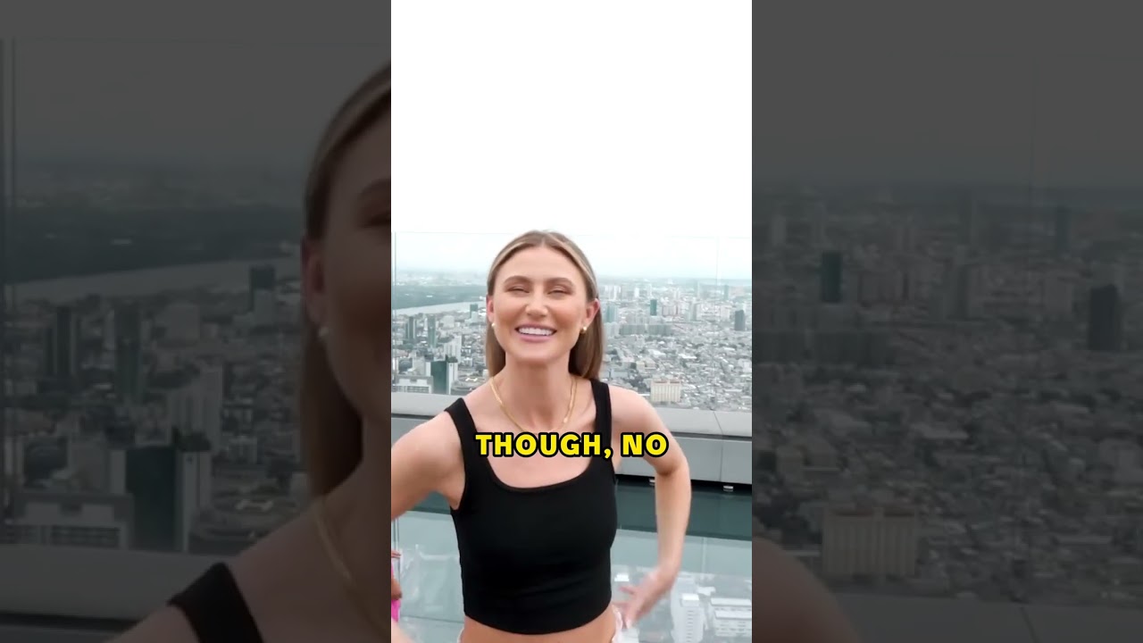 Here's why you NEED to visit Bangkok’s FAMOUS SkyWalk 🏙️ #shorts