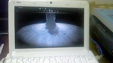 XBMC on Meego@MSI Wind U100 rmvb/mp4 playback