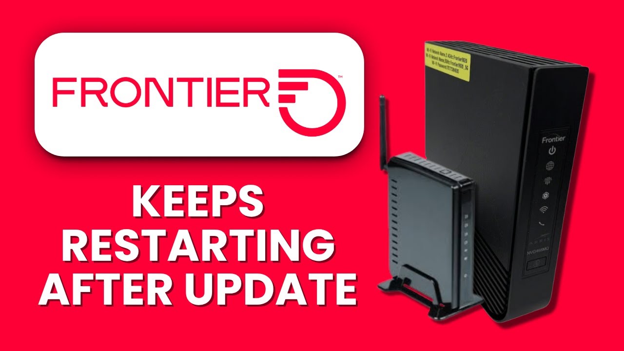 Frontier Router Keeps Restarting After Update 🔄 Quick Fix - YouTube