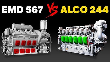 EMD 567 vs ALCO 244: The Engine War For American Railroads