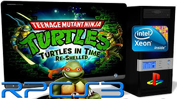 RPCS3 0.0.5 [PS3] - Turtles in Time Re-Shelled [Gameplay] New RSX. Async Shaders. Vulkan api #1