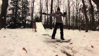 Backyard Snowboarding 2104 GoPro