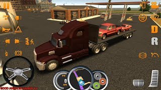 Truck Simulator USA #8 - Semi Trailer Vehicle Transport | PRO Truck | Android Gameplay FHD screenshot 4