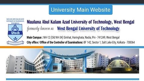 Maulana Abul Kalam Azad University (makeout) syllabus for computer science and engineering 2023-2027