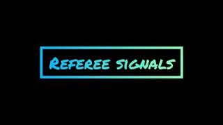 Sinyal Wasit dan Hakim Garis Dalam Sepak Bola