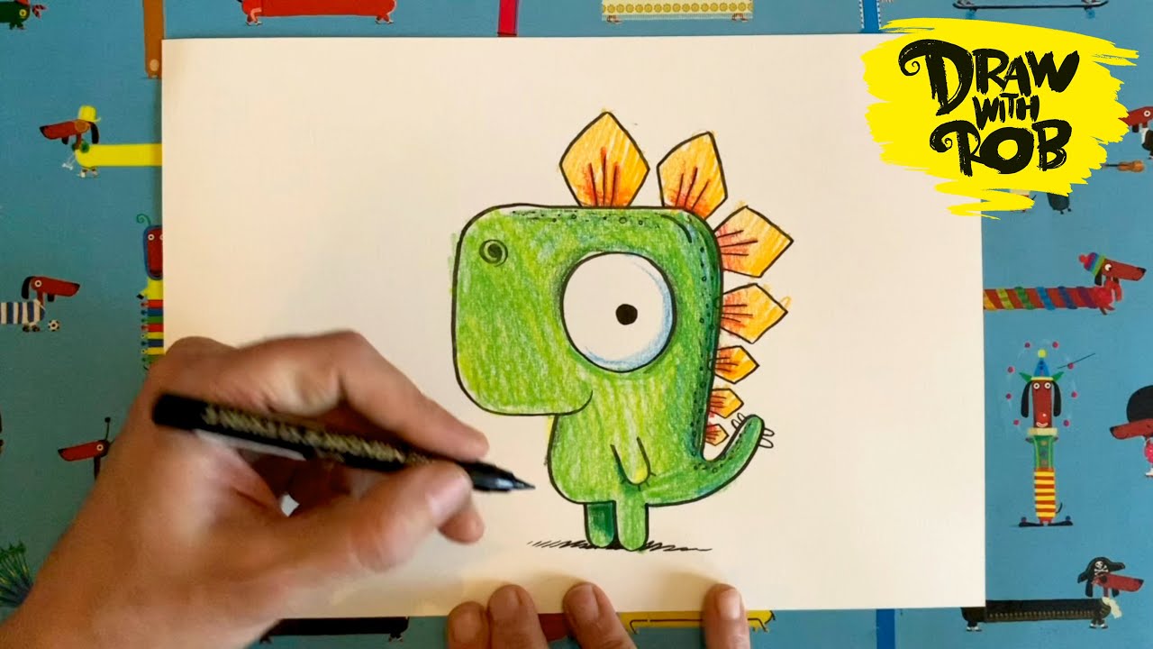 Drawwithrob 1 Gregosaurus Youtube