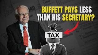 How Warren Buffett pays taxes at a lower tax rate than his secretary #WarrenBuffett #Investing