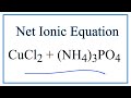 Net Ionic Equations and Solubility