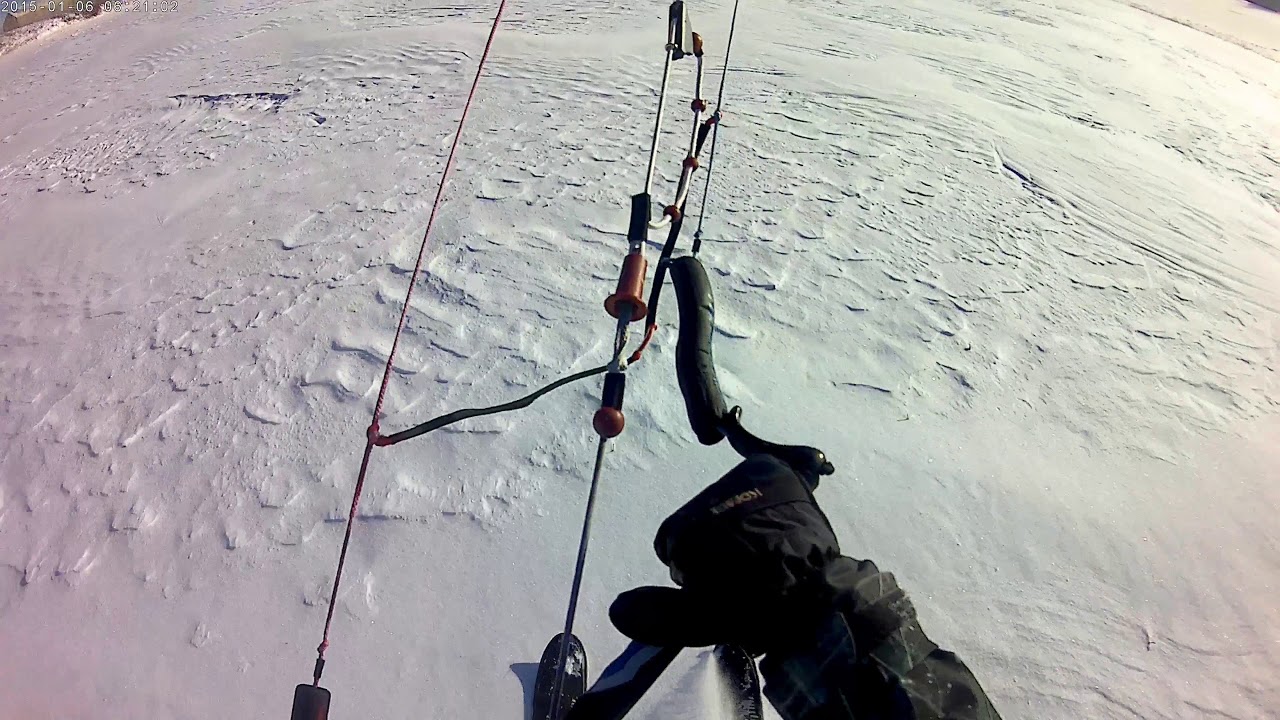 Snow Kiting in Grinnell, IA YouTube