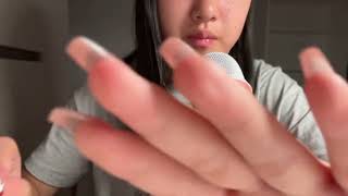 ASMR Tapping & Chatting!!!(also gentle hand movements)