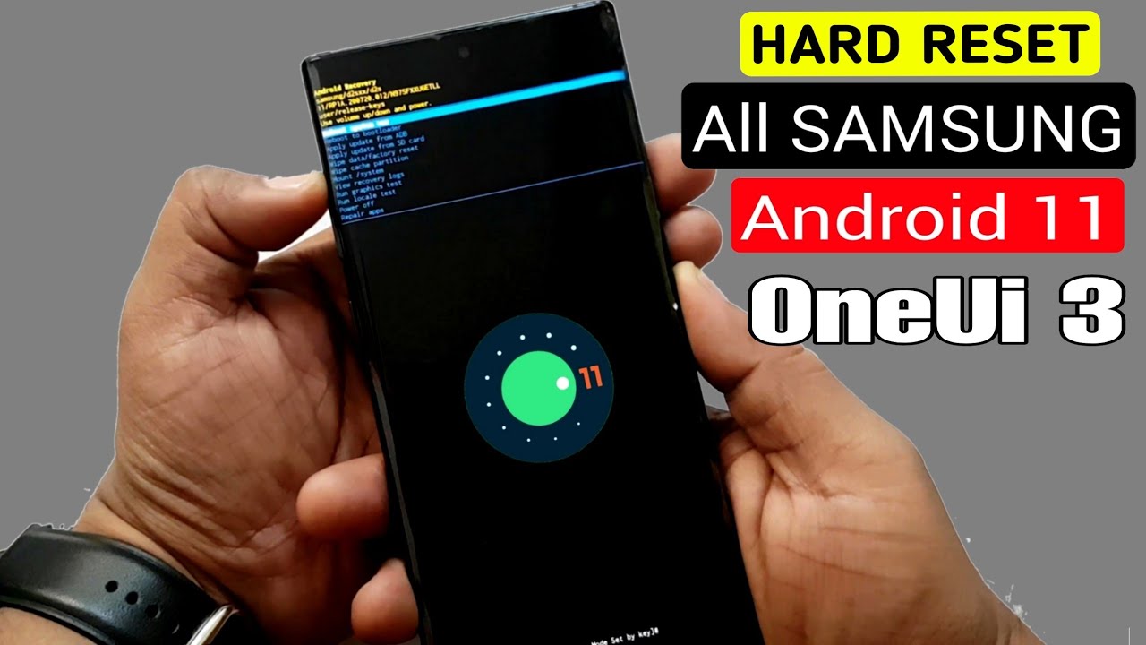 All Samsung Android 26 HARD RESET SCREEN UNLOCK How to Enter RECOVERY  MODE Without PC OneUi 26
