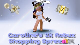 2k Robux shopping spree 🛍 🛒