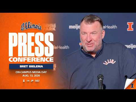 Illinois Football | Head Coach Bret Bielema Press Conference 8/13/26